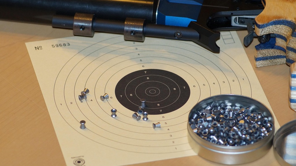 Air Rifle and Target