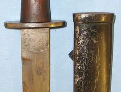 Italian Fighting Knife Constructed In Part from The 2nd Pattern Italian fascist, Knive