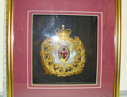 Firmin LIFEGUARDS Officer's Full dress Plumed Helmet Plate by Firmin. W.01. English in  Other Accessory