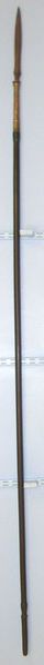 South China Sea Pirate’s Polynesian Pole Arm Spear Recovered By British Master M Other Blade in 