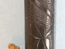 Victorian Irish Police Small Hand Carved Bog Oak Wooden Truncheon/ Club. Victorian Irish Police Small Hand Carved Bog Oak Wooden Truncheon/ Club.  Other Accessory