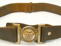 Stockport Borough Police Constable's & Sergeant's Leather Belt With Constabulary Victorian English Stockport Borough Police Constable's & Sergeant's Leather Belt Clothing