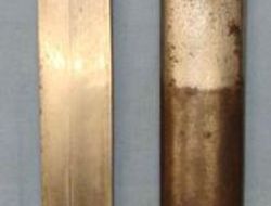 German M88/98 All Steel Construction Ersatz Bayonet & Steel Scabbard. Bayonet