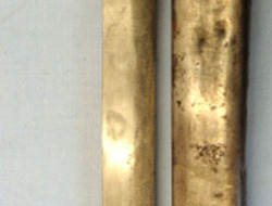 Turkish All Steel Ersatz Bayonet & Scabbard. Bayonet