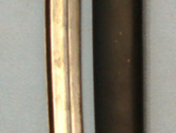 French Model 1866 Chassepot Sword Bayonet With Brass Grip & Steel Scabbard. Bayonet