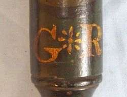 Georgian, Police/ Constabulary Tipstaff With Hand Painted Royal Cypher & Stylise Georgian, Police/ Constabulary Tipstaff With Hand Painted Royal Cypher & Stylise Other Accessory
