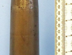 4 cm/56 Flak 28 Gun (40 x 311R) High Explosive Incendiary Tracer (HEIT) Round fo INERT Unfired Rare WW2 1943 German made 4 cm/56 Flak 28 Gun (40 x 311R) High Exp Antique & Militaria