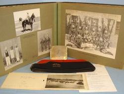 1930's Official Regimental Photograph Album, A Field Service Cap & A Cigarette C 1930's Official Regimental Photograph Album, A Field Service Cap & A Cigarette C Other Accessory