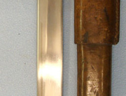 1909 Dated Canadian Ross Mark I, 1908 Patent, Bayonet with Stepped Back Muzzle R Bayonet