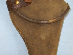 WW1 Pattern, British Royal Marines Officer WW1 Pattern, British Royal Marines Officer's Leather Holster Covered In Olive Li Care & Storage
