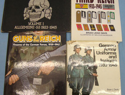 3rd Reich Uniforms, Badges and Guns. BOOKS x 4 3rd Reich Uniforms, Badges and Guns. BOOKS x 4 Other Accessory