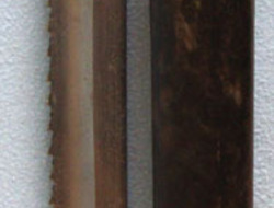 Gottlieb Hammesfahr Solingen Foche with a pyramid and cross logo. German 2nd Typ Bayonet