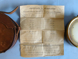 T. Wheeler, London British Naval Barometer/Altimeter by T. Wheeler, London in its Original Leather  Other Accessory