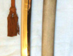Japanese Officer's Sword With Signed Tang Noshu Ju Tsuka Ko Kane Masa Kin Saku,  Other Blade