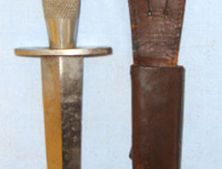 2nd Pattern, British Officer's, Nickel Plated, Fairbairn Sykes FS Fighting Knife Other Blade