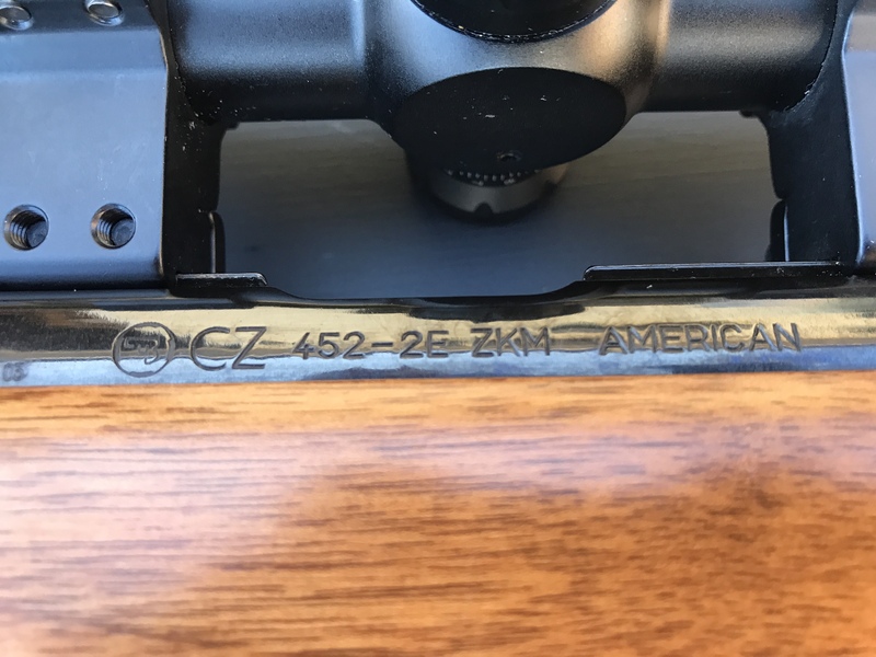  CZ 452 2E ZKM American Bolt Action .22 Rifle
