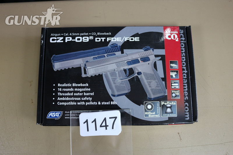ASG (ActionSportGames) CZ P-09 DT FDE .177 in 