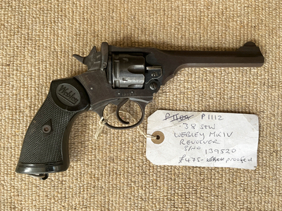 Webley & Scott Mark 1V Revolver .38 S&W Revolver