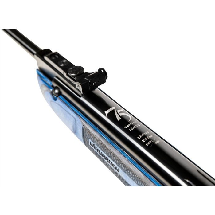Weihrauch .22 / 5.5mm Pellet Weihrauch HW50 75th Anniversary Edition Air Rifle (Blue laminate) .22