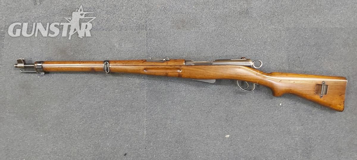 Unknown / NA  Straight Pull 7.5X55 SWISS Rifle
