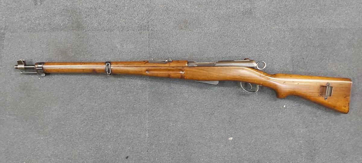 Unknown / NA  Straight Pull 7.5X55 SWISS Rifle
