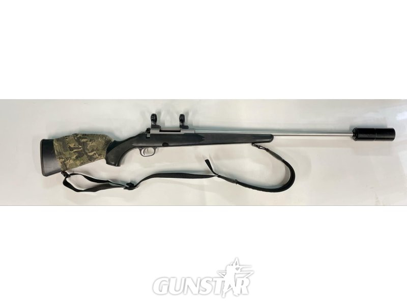 Tikka M595 .243 CAL Rifle & Moderater  Synthetic-Stainless   Rifle in 