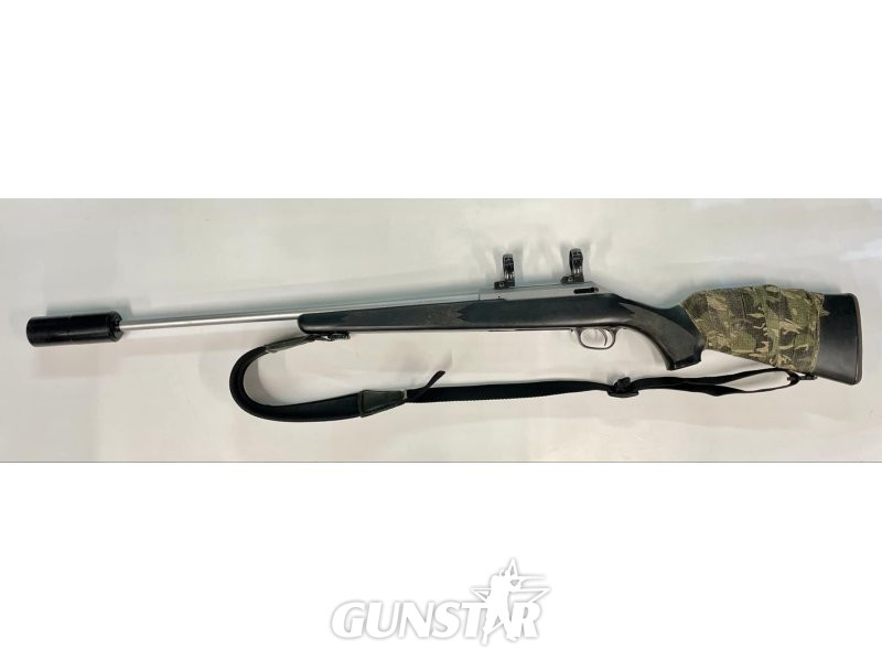  Tikka M595 .243 CAL Rifle & Moderater  Synthetic-Stainless   Rifle
