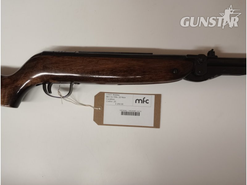  Webley / Webley & Scott Mk3 Air Rifle .22