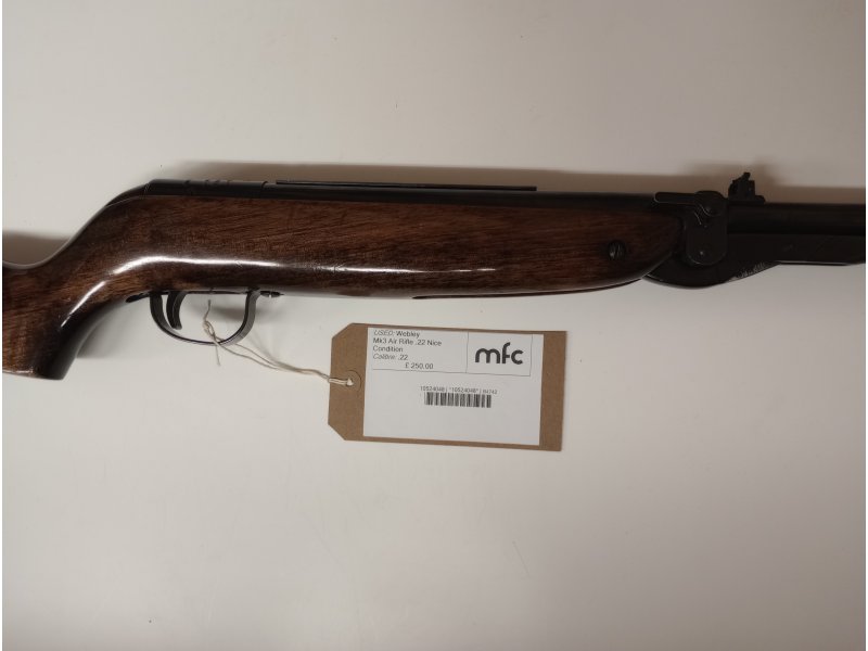  Webley / Webley & Scott Mk3 Air Rifle .22