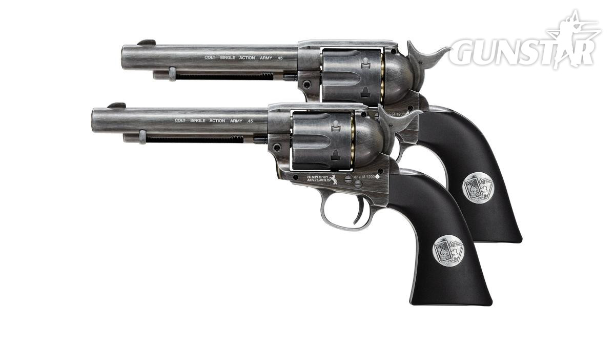Umarex .177 / 4.5mm BB Umarex Single Action Army Double Aces Duel Set Co2 Pistols - 5.8416 .177 in 