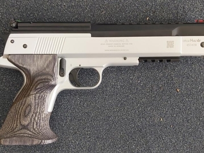 Weihrauch 177 / 4.5mm  Weihrauch HW45 SILVER STAR Spring Air Pistol .177 (4.5mm) Pellet