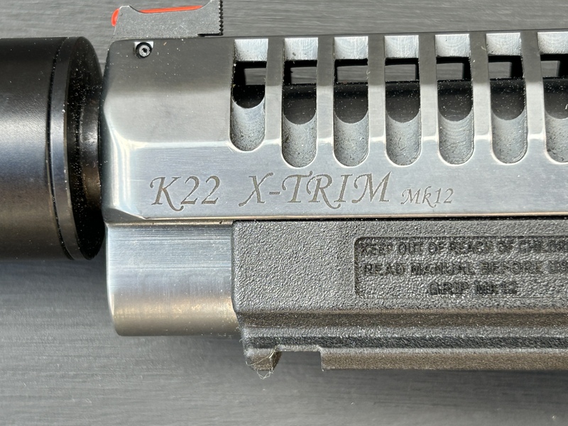 {CATEGORY} - Grand Power K22 X-Trim Mk 12 Titanium .22 Long Barrel in 