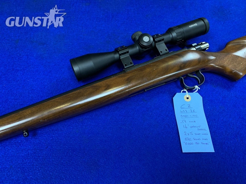 CZ 452.2E American  Bolt Action .17 Rifle - {CATEGORY} in 