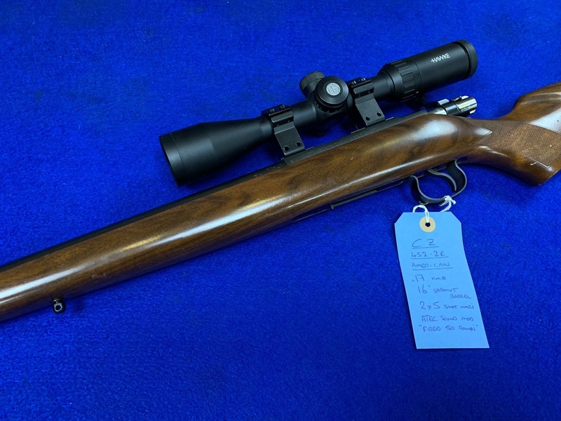 CZ 452.2E American  Bolt Action .17 Rifle - {CATEGORY} in 