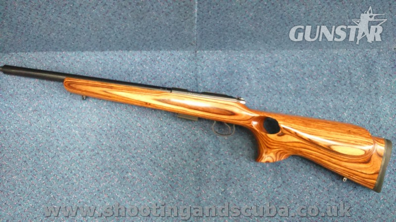 CZ .17 HMR CZ KM455 16'' Varmint barrel w. Thumbhole Laminated Stock Semi-Auto .17HMR Rifle - {CATEGORY}
