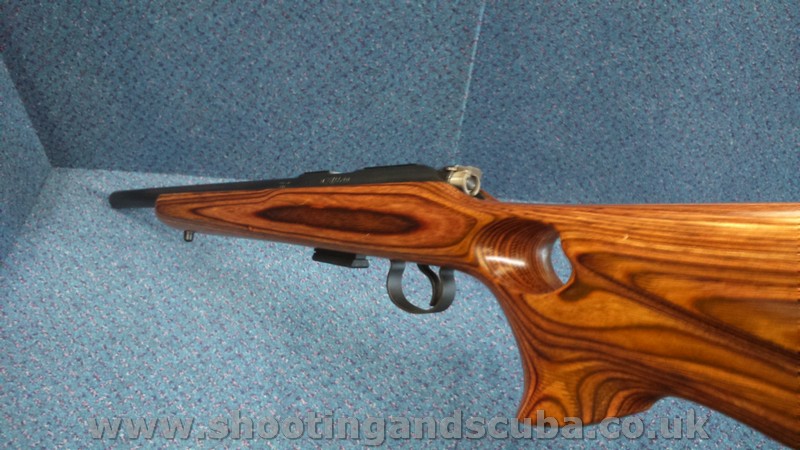 CZ .17 HMR CZ KM455 16'' Varmint barrel w. Thumbhole Laminated Stock Semi-Auto .17HMR Rifle - {CATEGORY} in 
