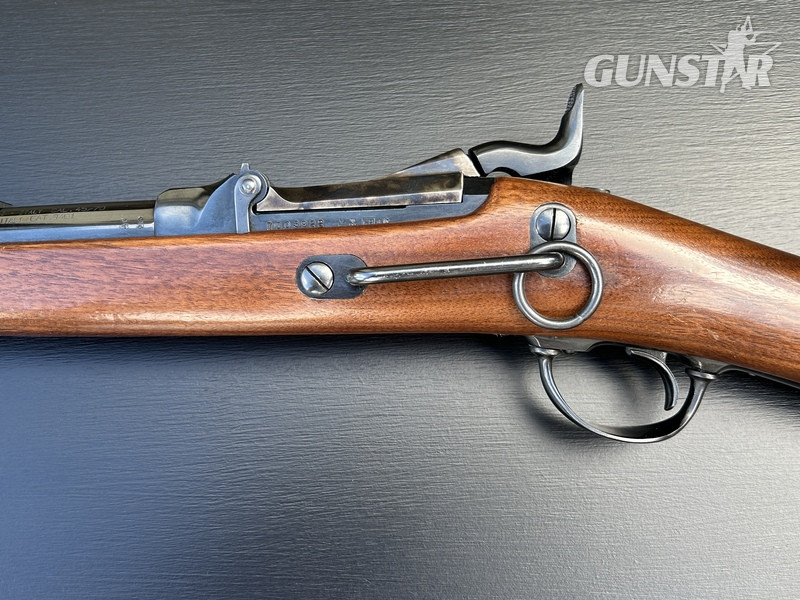 {CATEGORY} - Pedersoli Springfield Trapdoor Carbine Single Shot .45 Rifle