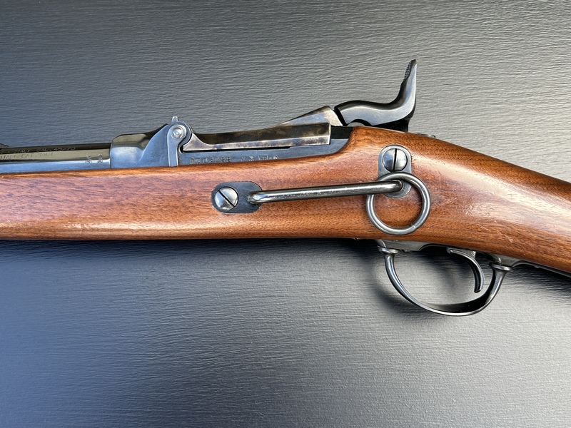 {CATEGORY} - Pedersoli Springfield Trapdoor Carbine Single Shot .45 Rifle