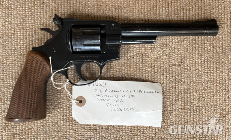 Weihrauch HW7 .22 WMR .22 Winchester Magnum Rimfire (.22 WMR) Revolver in 