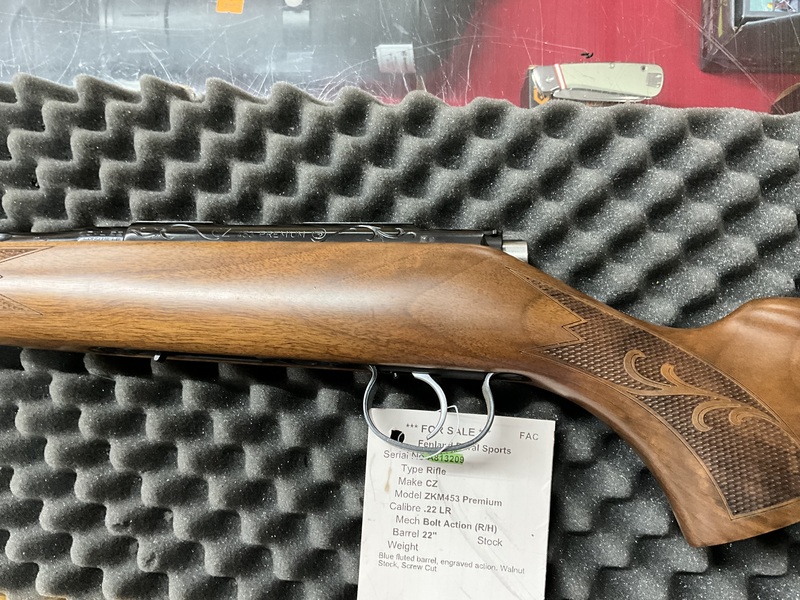 CZ ZKM453 Premium Bolt Action .22 Rifle