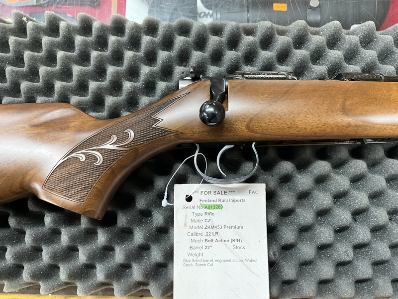 {CATEGORY} - CZ ZKM453 Premium Bolt Action .22 Rifle