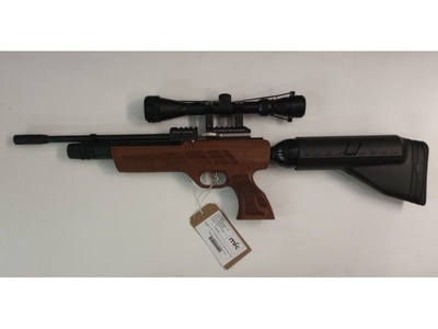 Kral NP02 PCP Air Rifle .177 Walnut Black