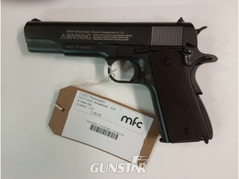 Remington 1911 RAC BlowBack  .177 4.5mm bb