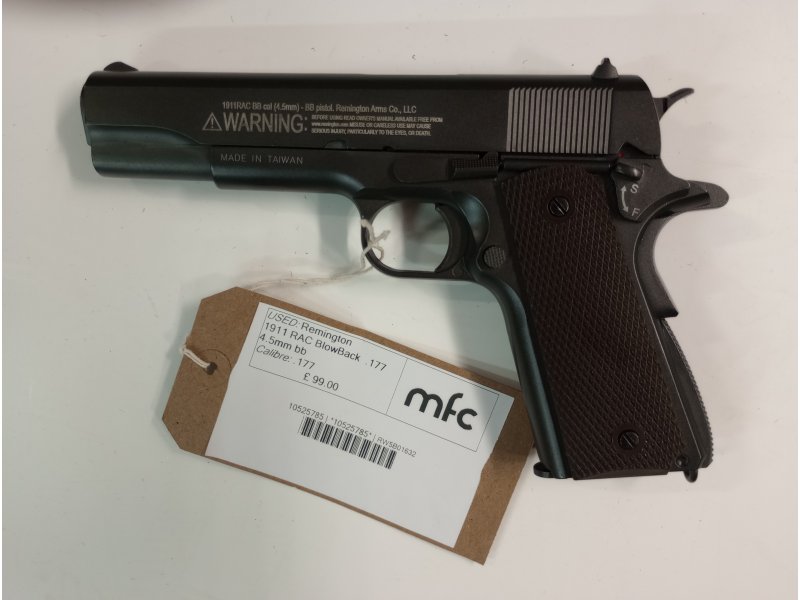 Remington 1911 RAC BlowBack  .177 4.5mm bb