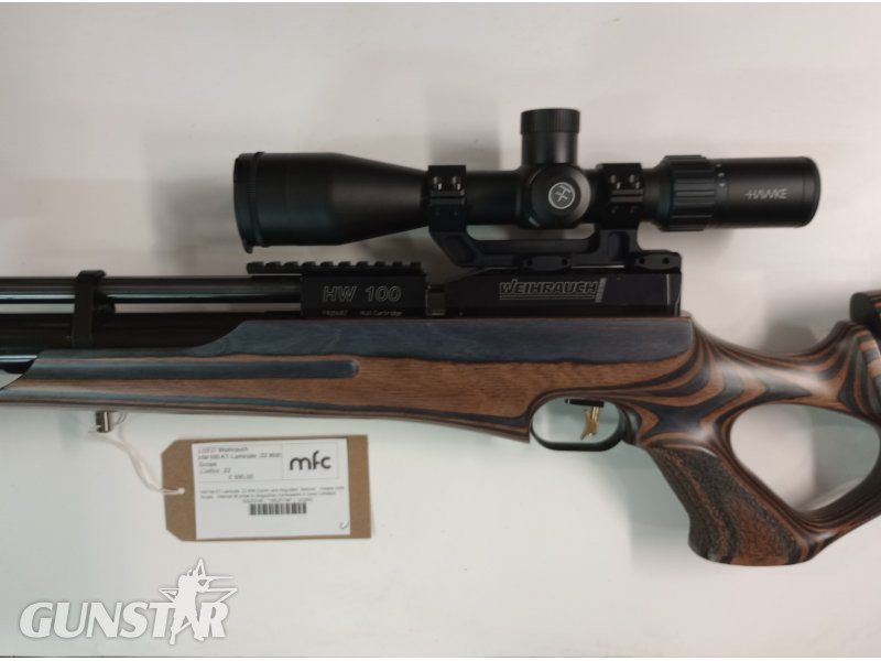 Weihrauch HW100 KT Laminate .22 With Scope - {CATEGORY}