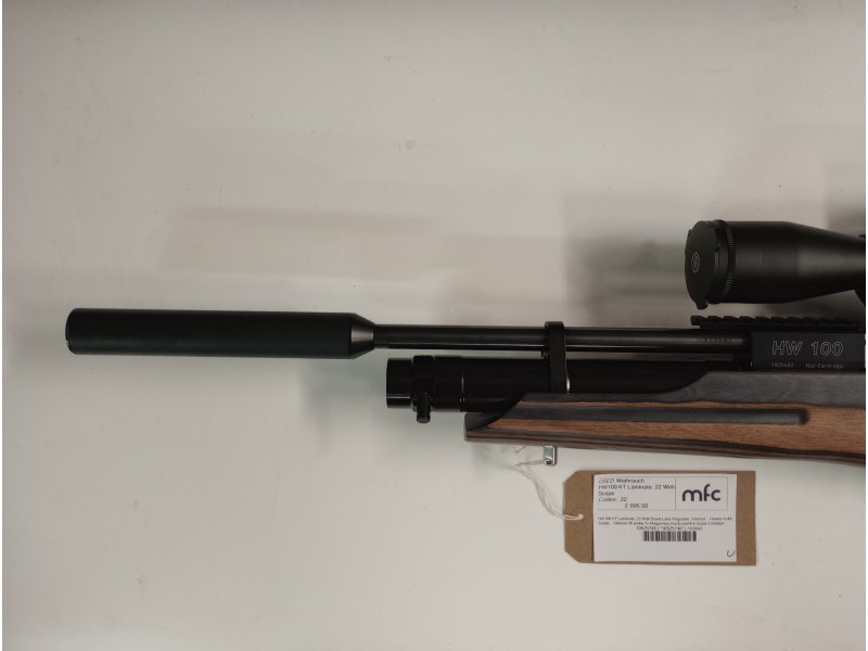 Weihrauch HW100 KT Laminate .22 With Scope - {CATEGORY} in 