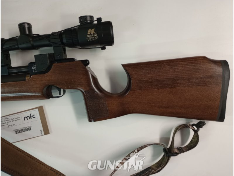  Air Arms S200 .22  Multi Shot Sporter Rifle with Scope & Silencer