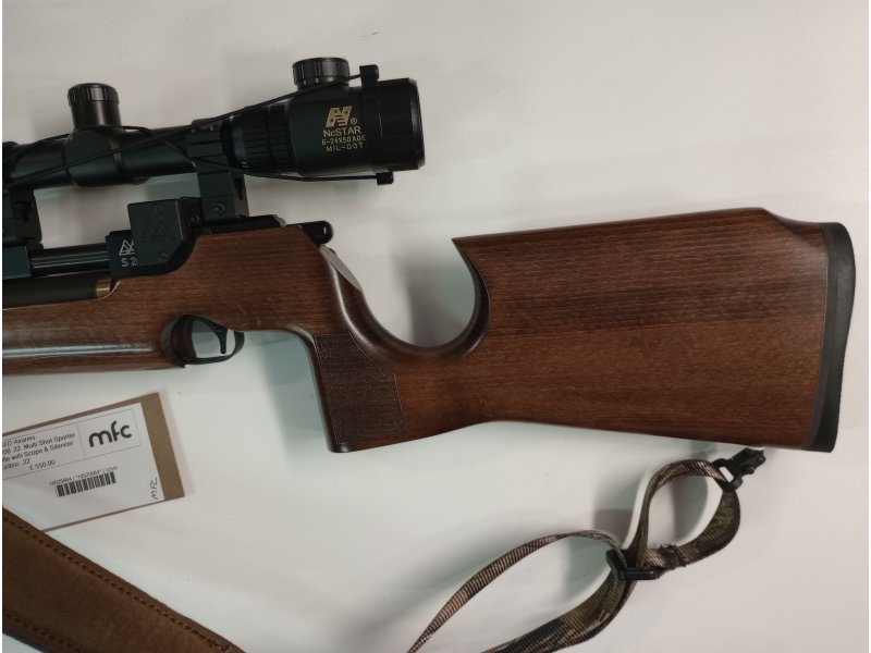  Air Arms S200 .22  Multi Shot Sporter Rifle with Scope & Silencer