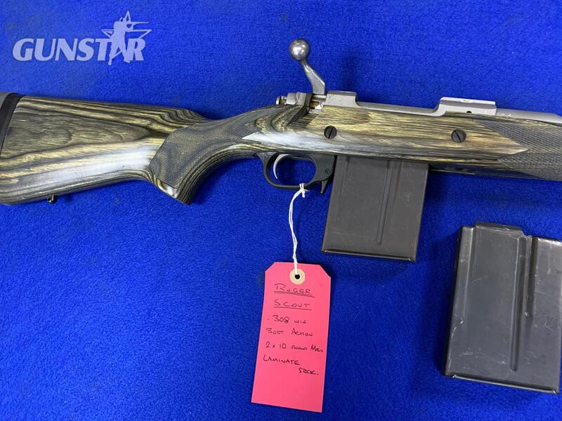  Ruger Scout Bolt Action .308 Rifle