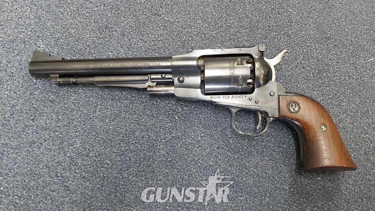  Ruger 44 BP  RUGER OLD ARMS 7 1/2" ADJ. SIGHTS - BLUE (FAC) Muzzle Loader Pistol / Revolver .44 Muzzleloader